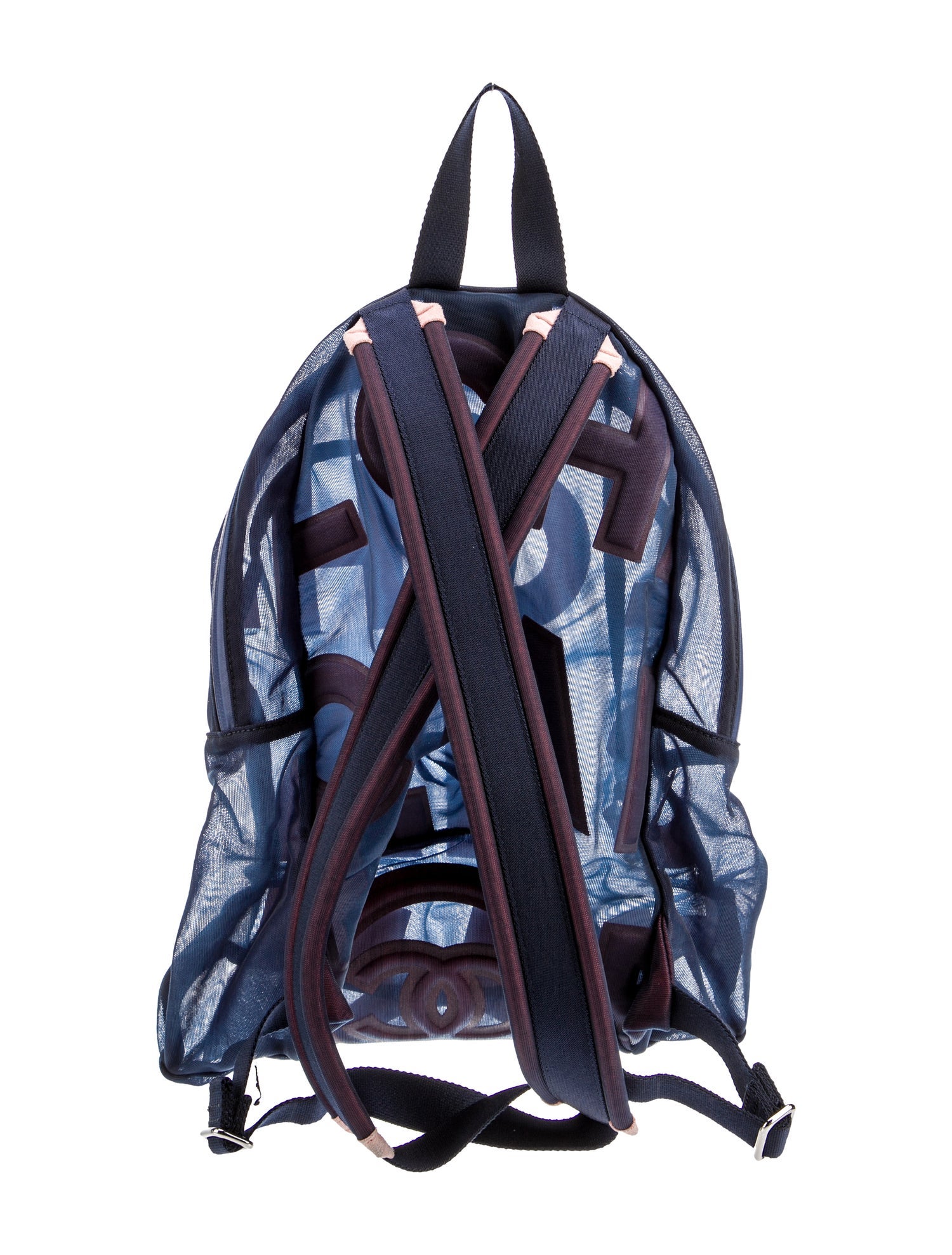 Chanel Mesh Logo Backpack